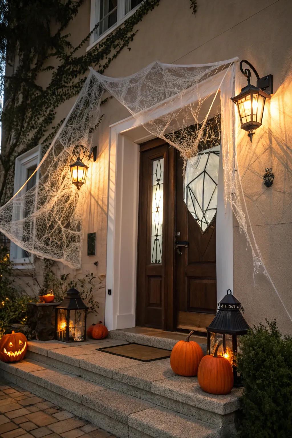 Form a haunting initial impression via an eerie portal.