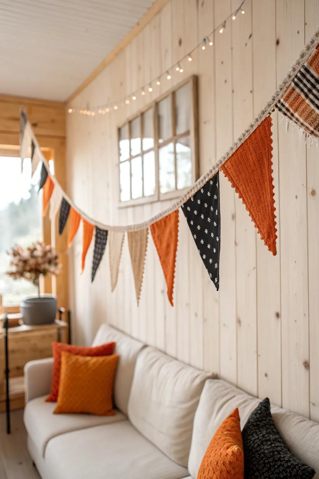 Infuse a hint of celebratory charm with vibrant Halloween buntings!