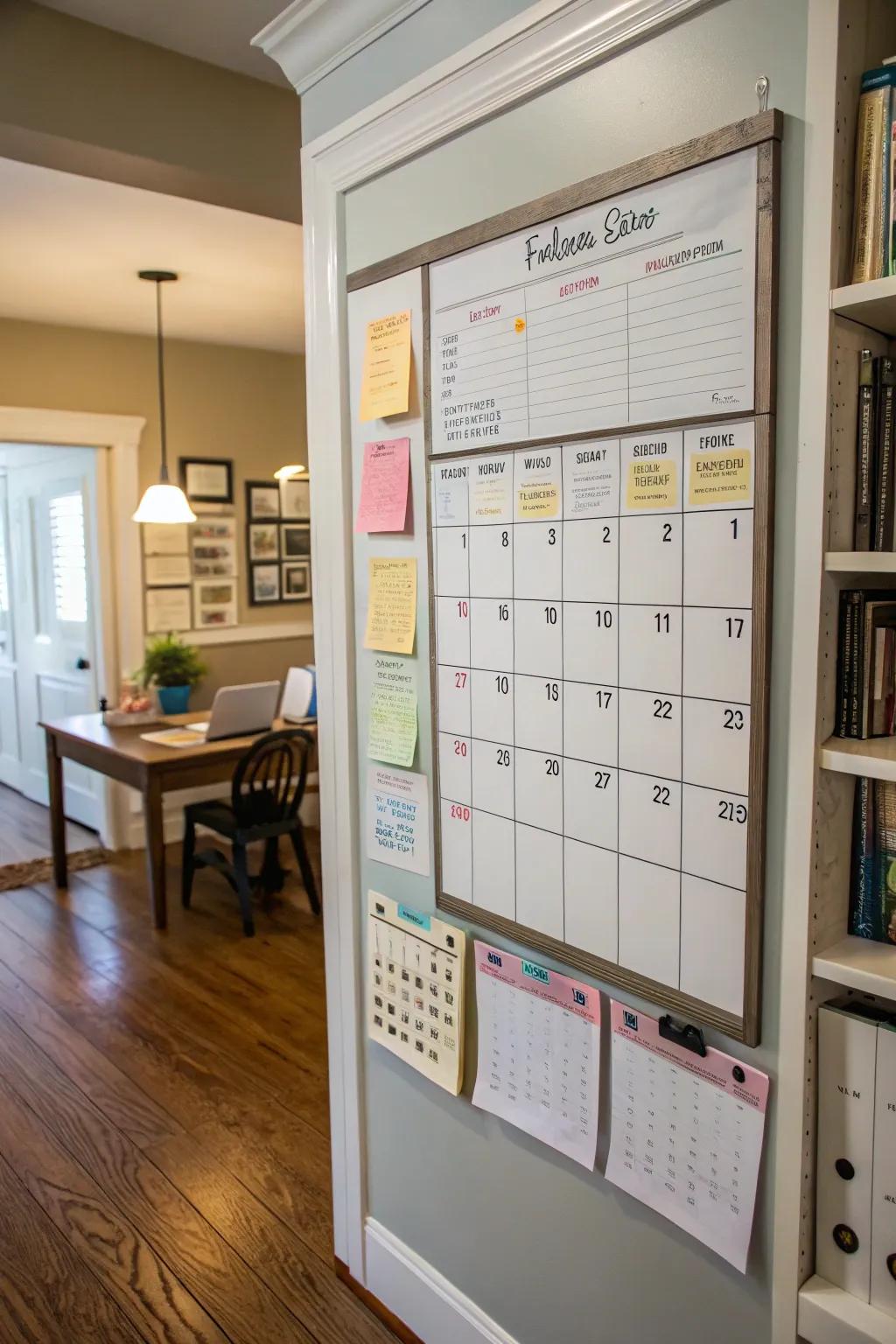 Schedules and tasks are easily visible and manageable because to a command center.