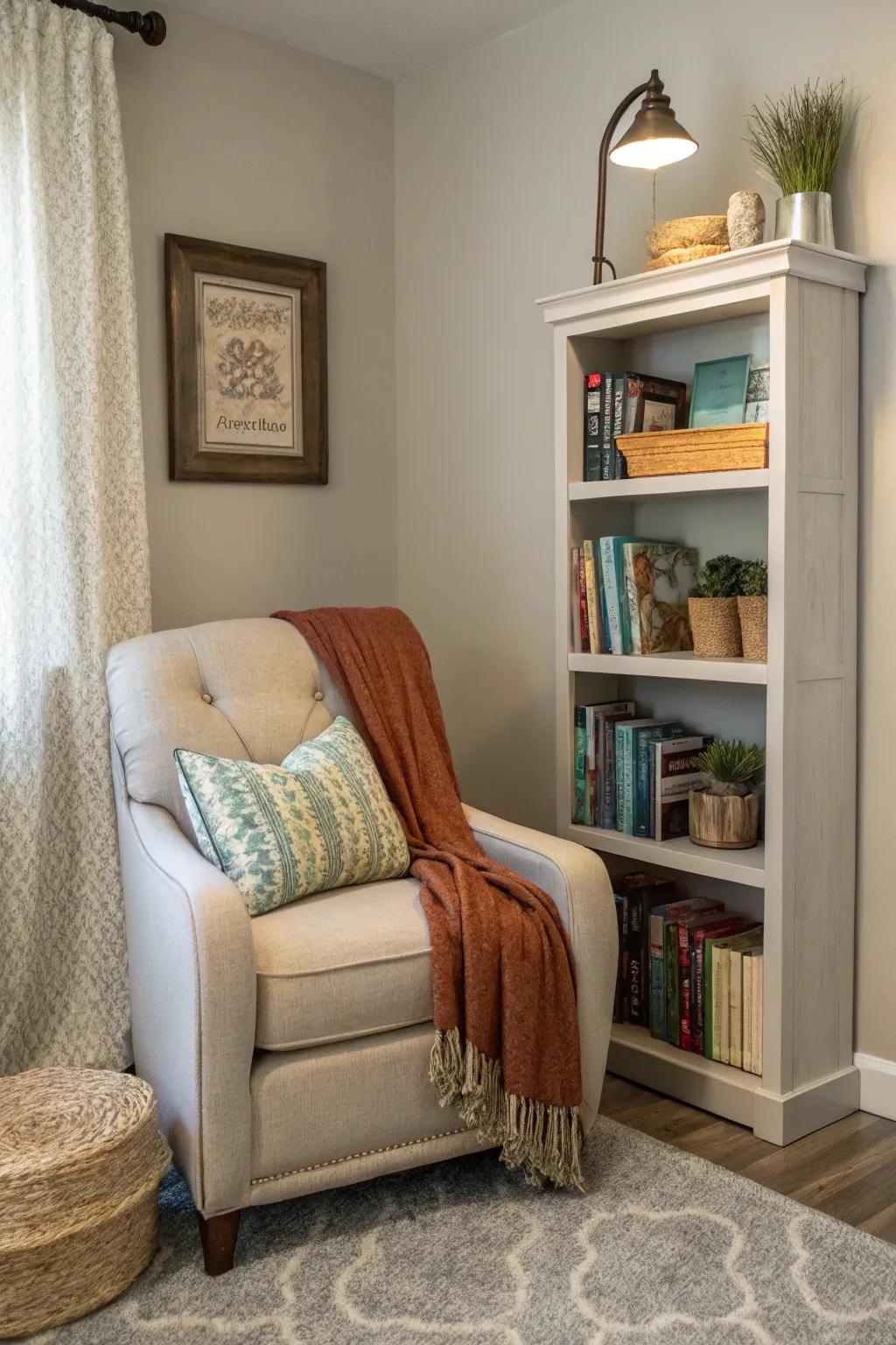 A reading nook can be a perfect personal retreat