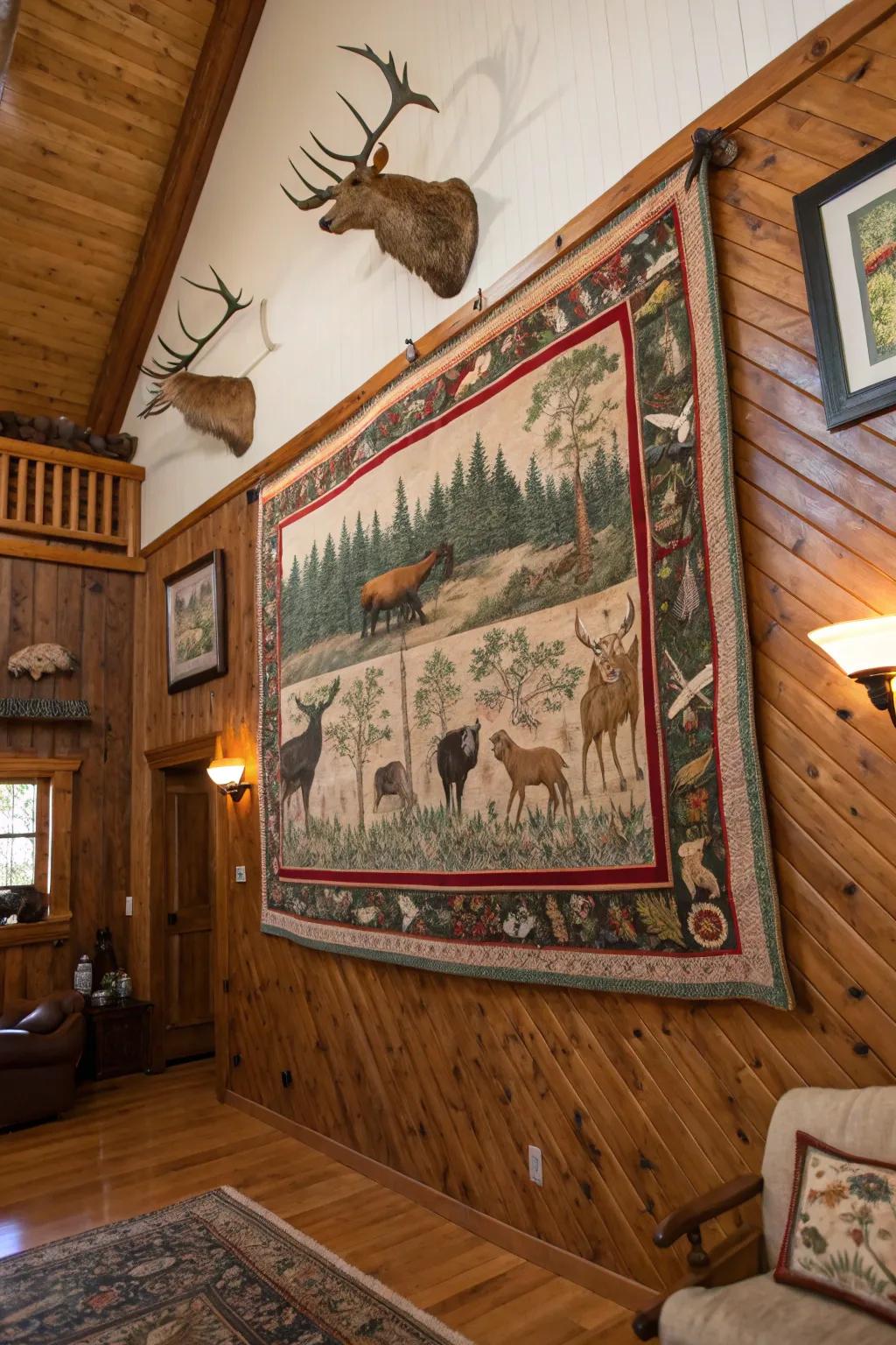 Tapestries enrich the character of your walls.