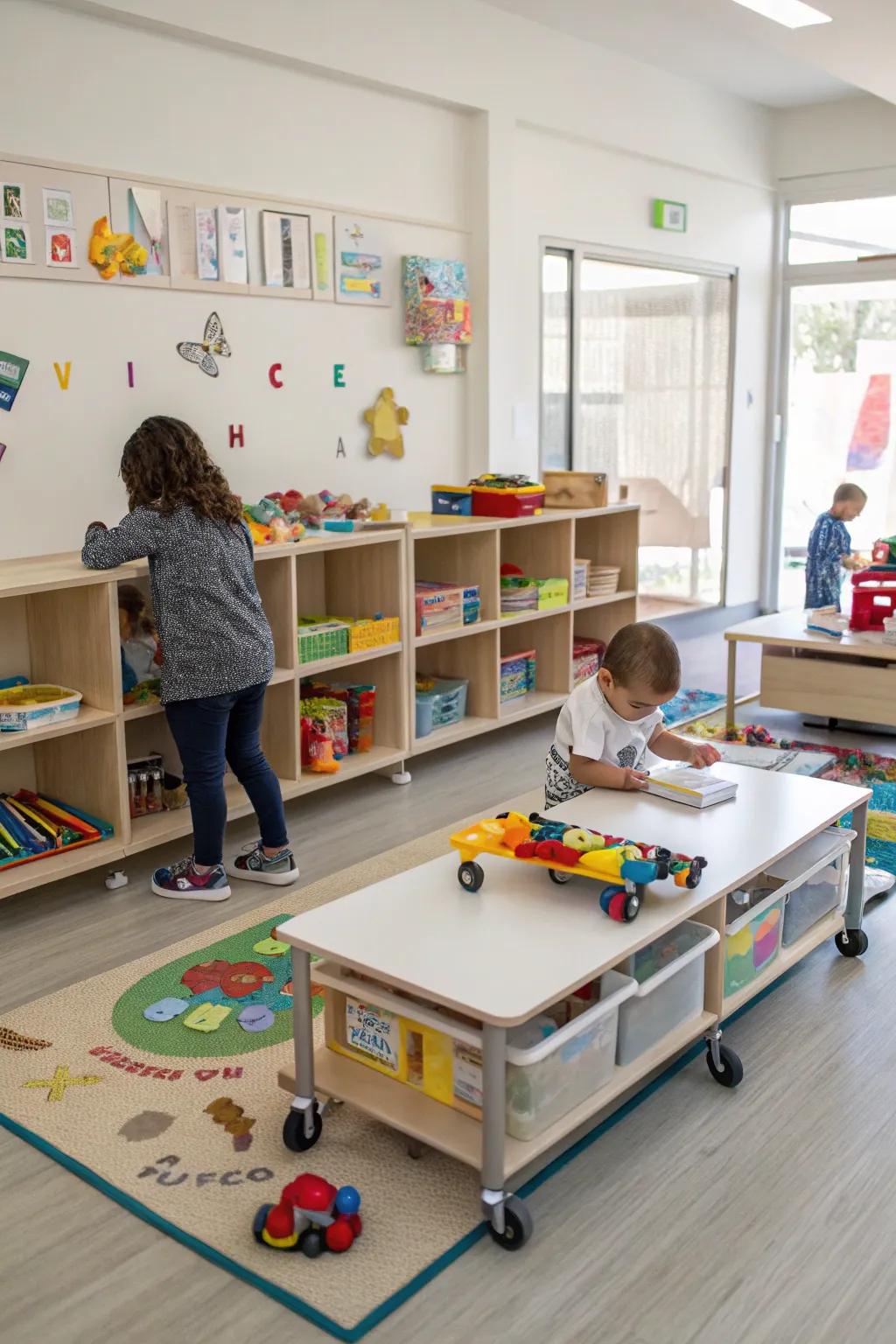 Flexible furniture adapts to the ever-changing needs.
