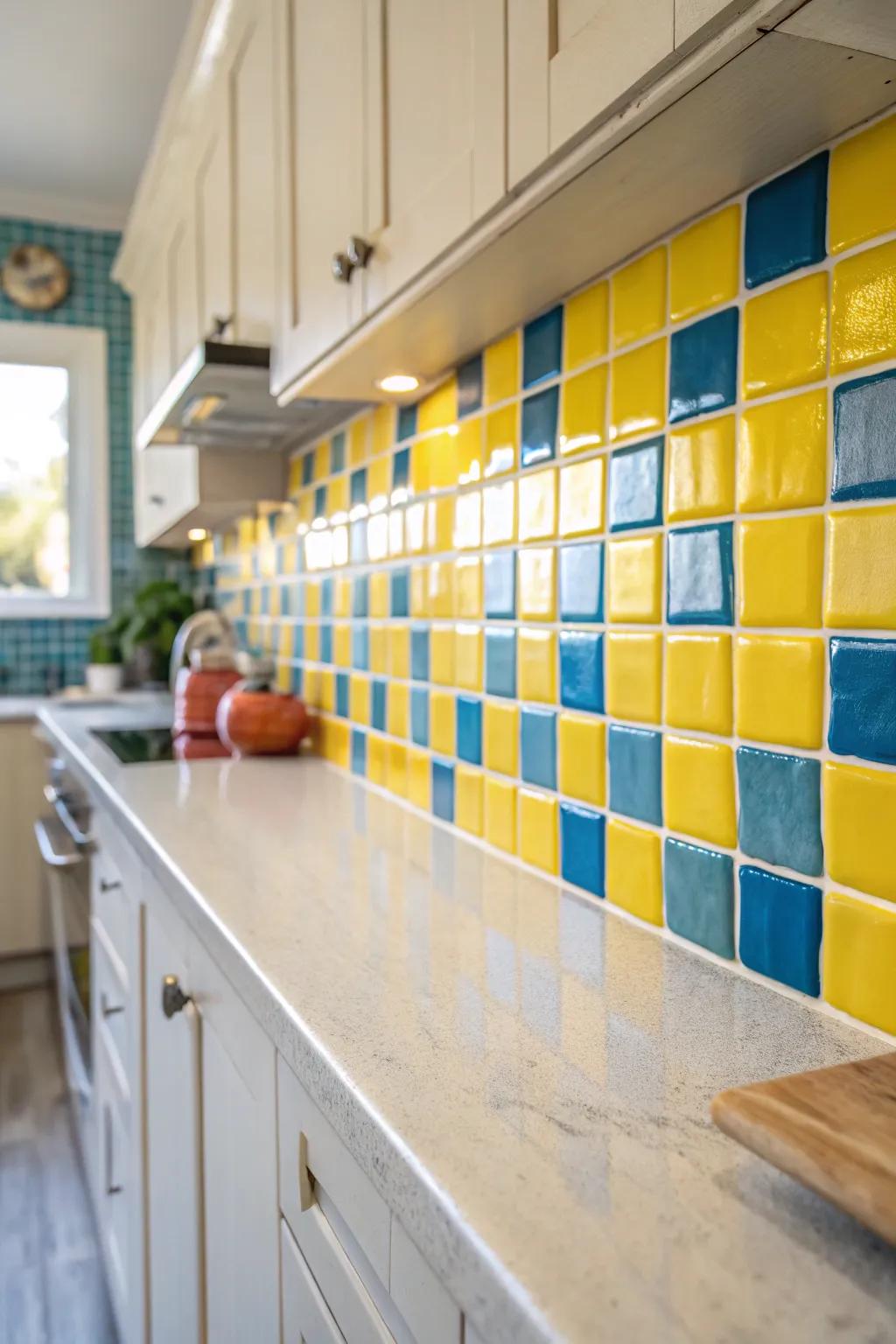 Bright colors possess the ability to energize and uplift your kitchen area.