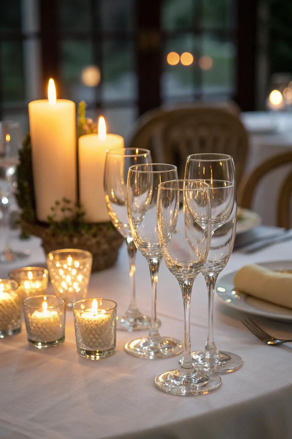 Hand-blown wine glasses bring refinement to any occasion.