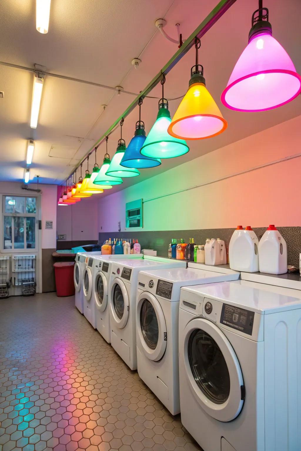 Colorful fixtures bring life to your space.