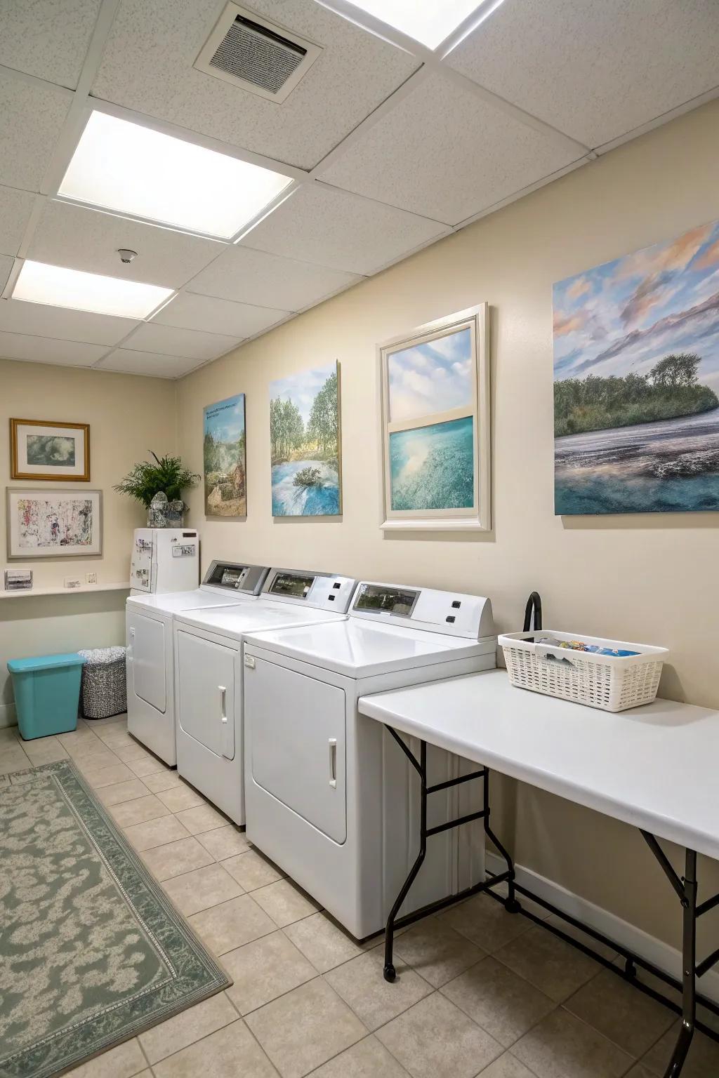 With meaningful artwork, customize your space.