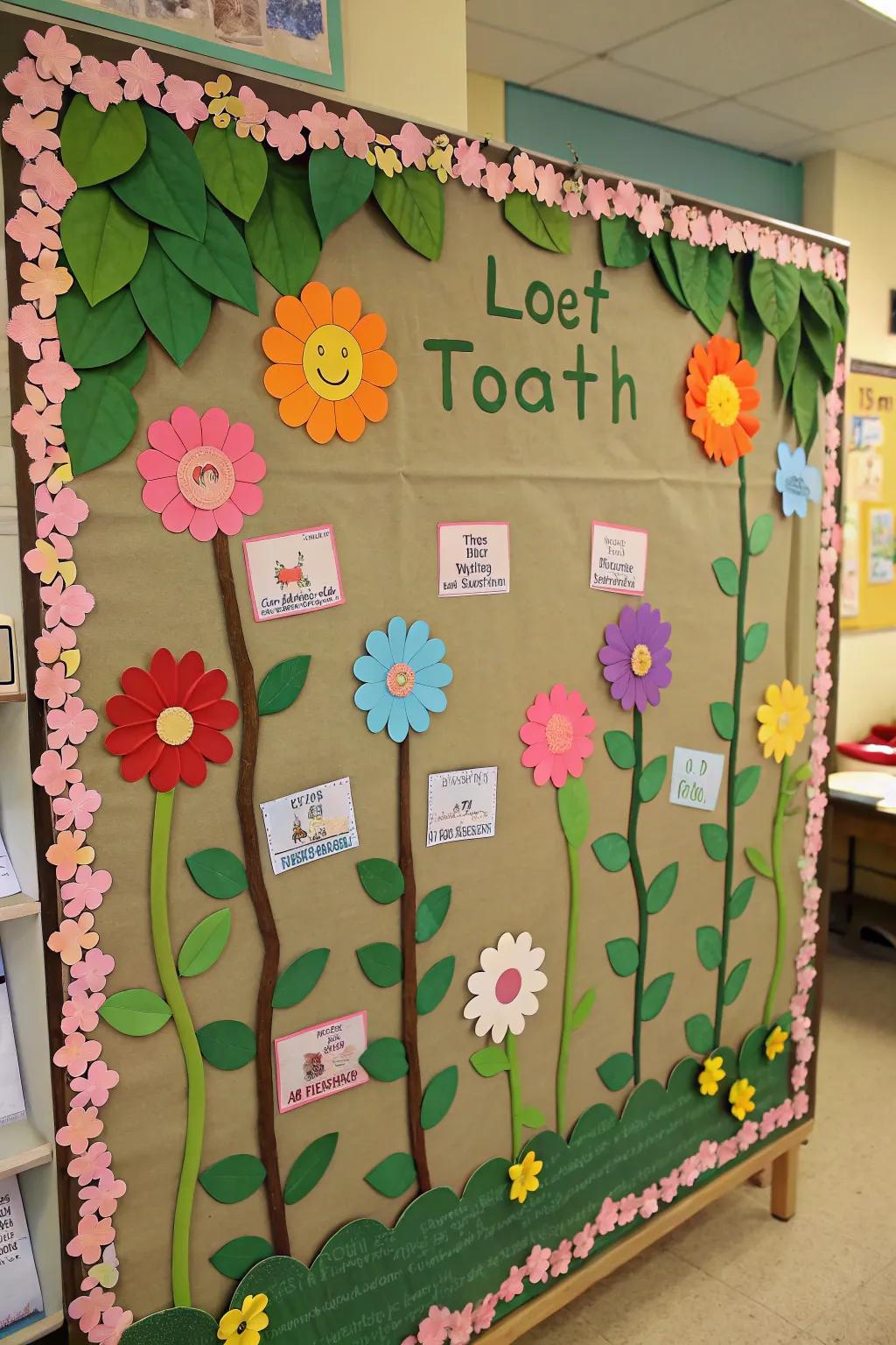 Observe your classroom garden flourish with each lost tooth.
