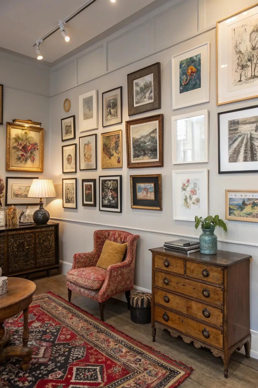 Seasoned meets contemporary within this eternal arrangement.