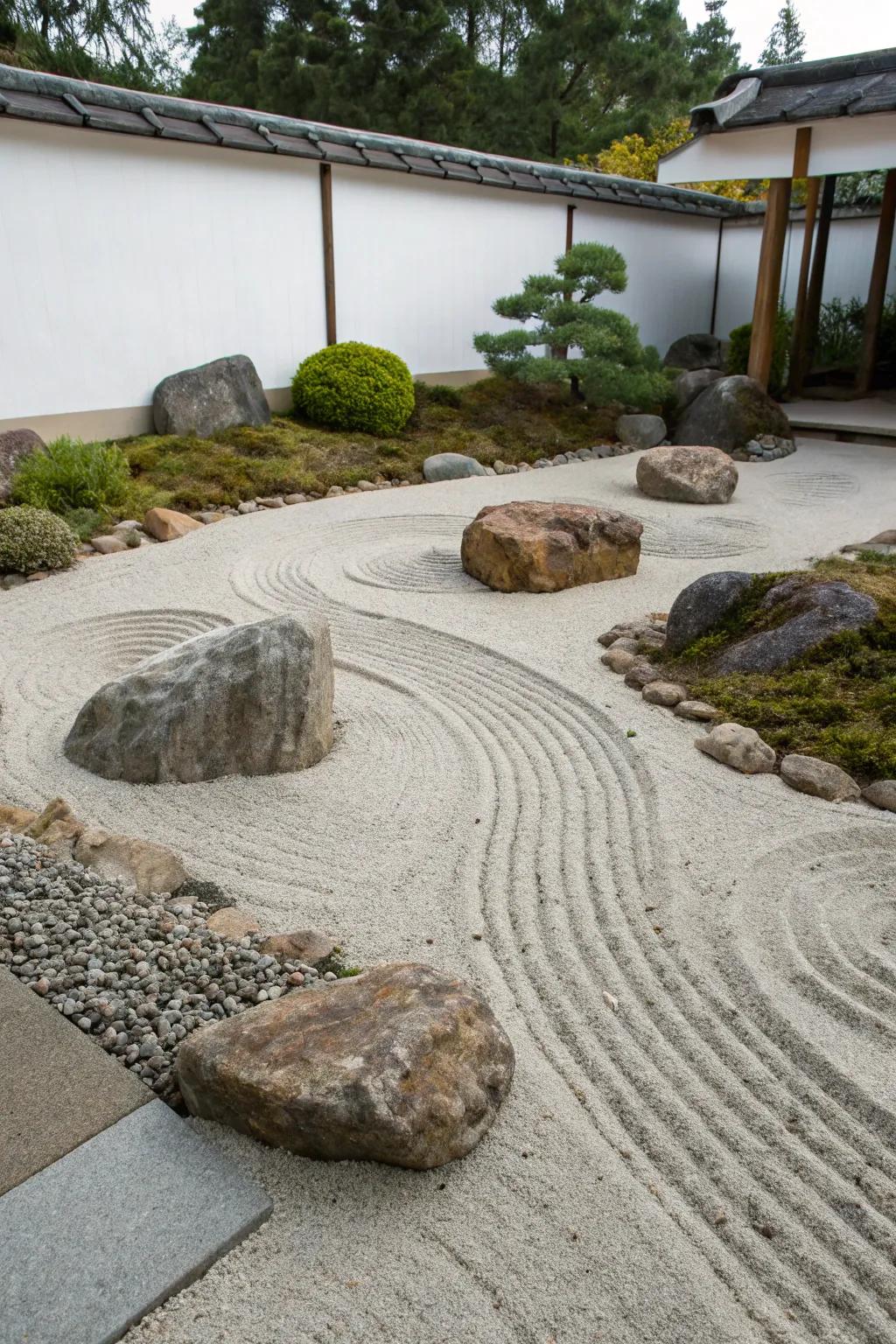 A Calm garden offers a peaceful retreat within your outdoor area.