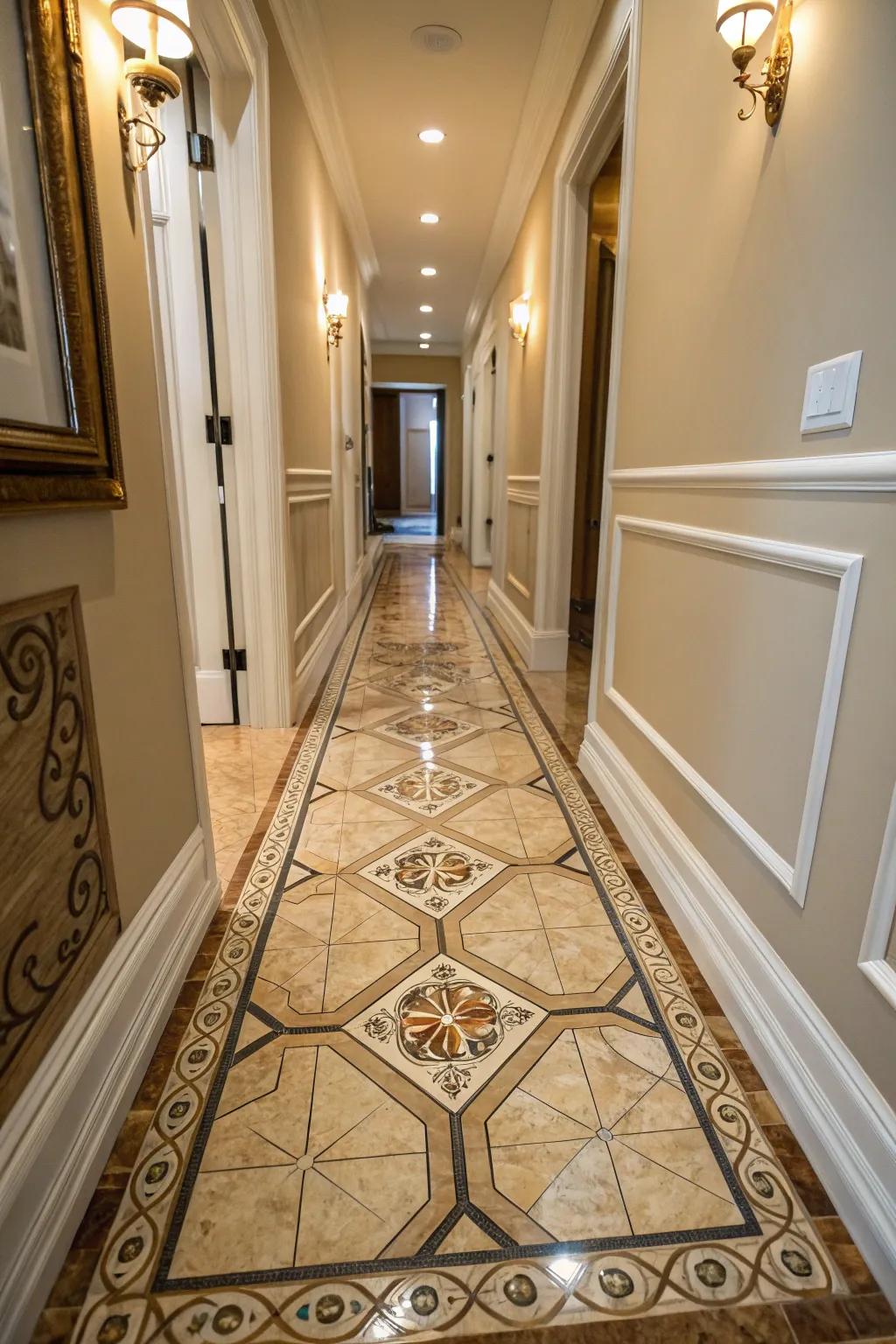 Vinyl offers a fashionable and budget-friendly flooring alternative.