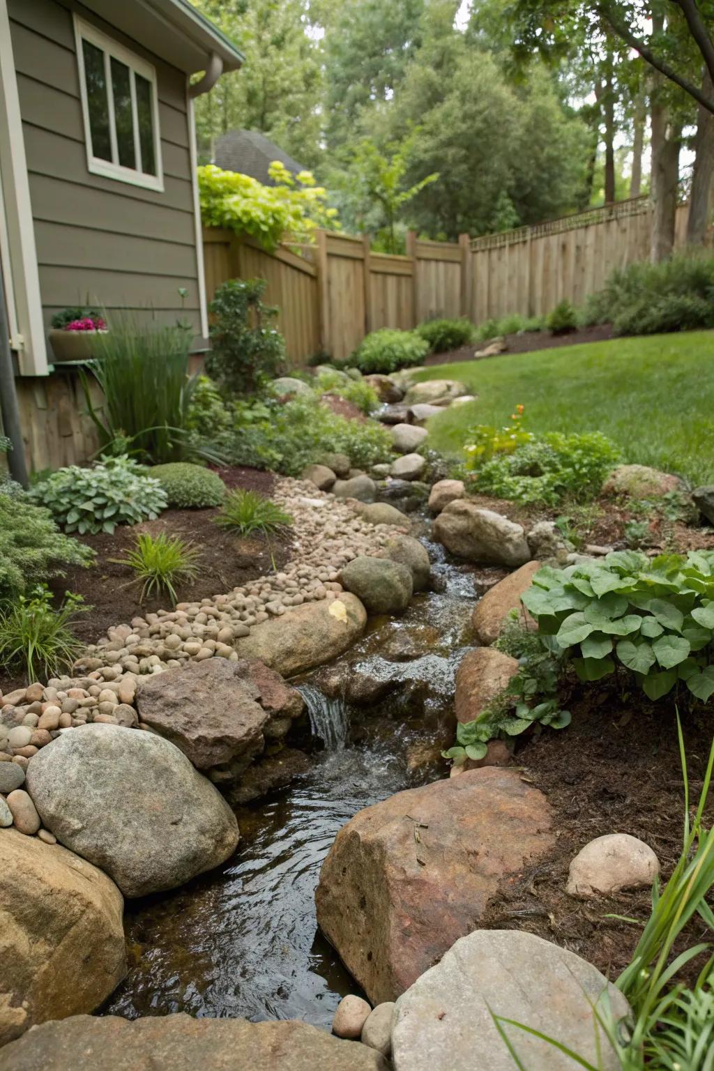 A hidden source stream design injecting magical charm.