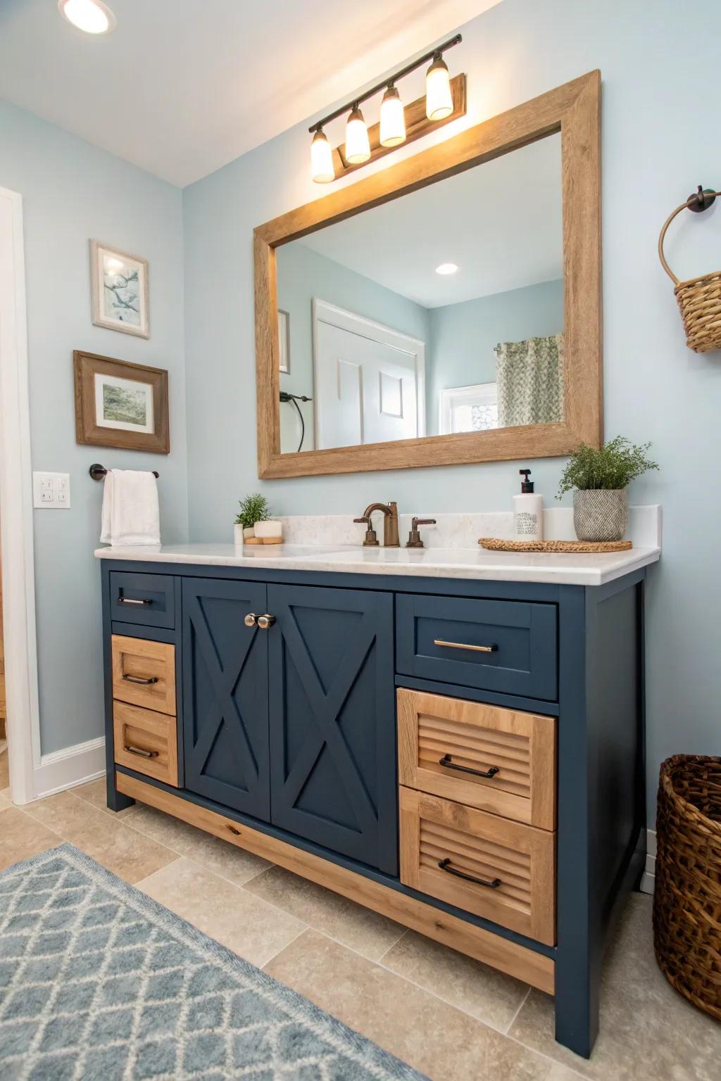 Native complements add coastal vibes.