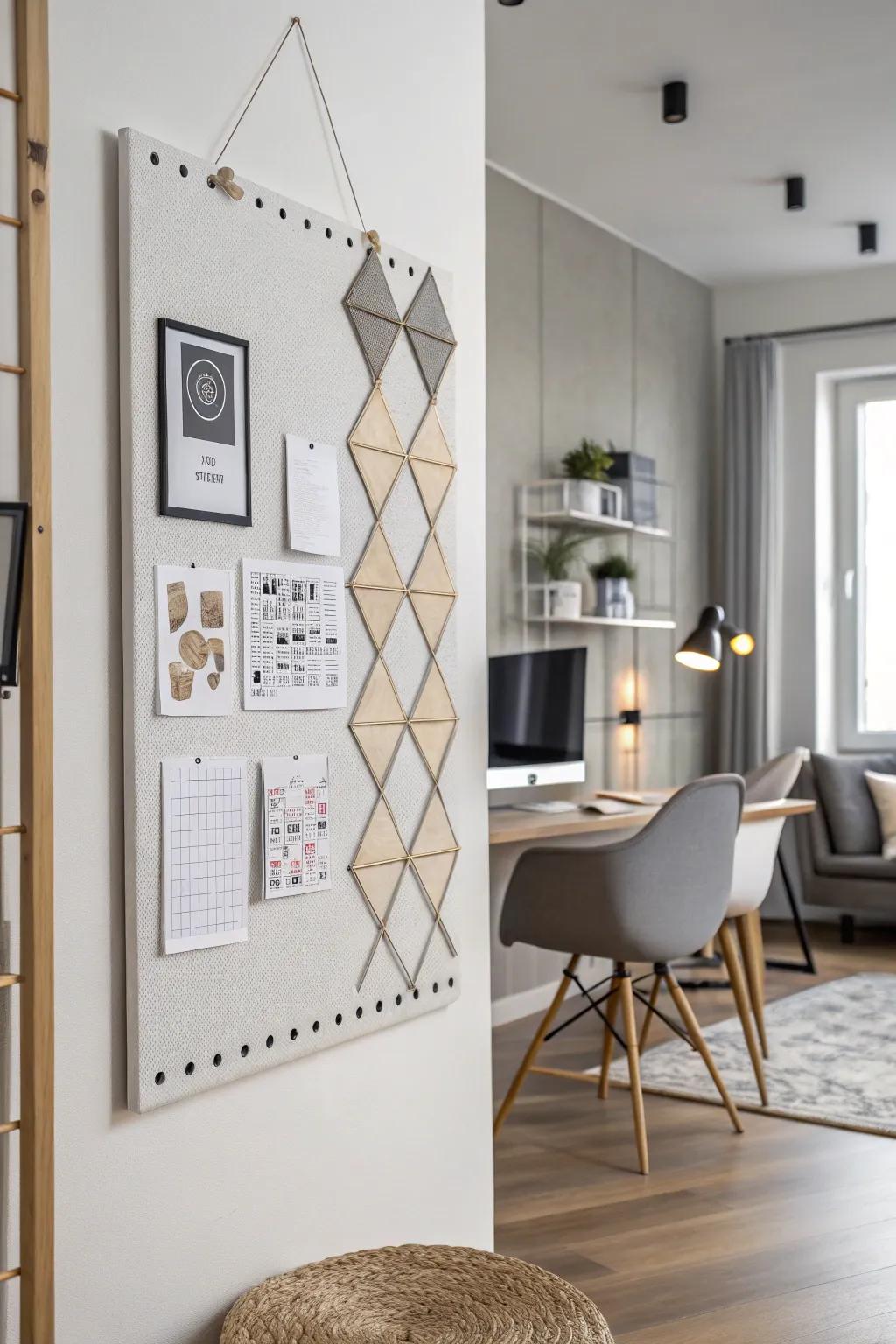 Minimalist charm for a serene display.
