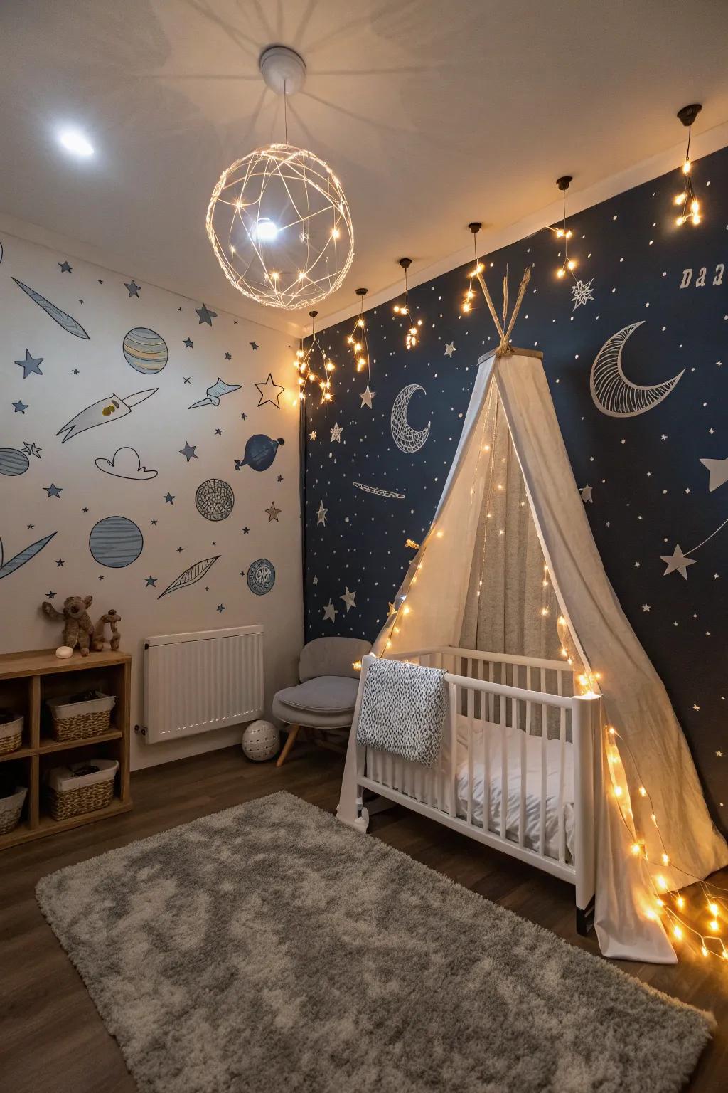 Designs of the heavens evoke wonder and calm.