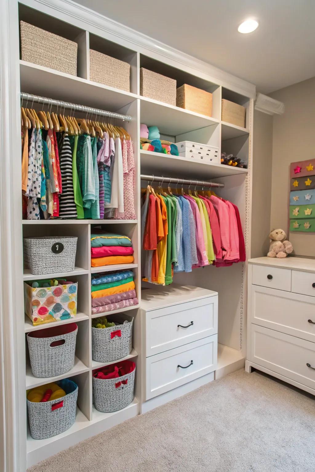 Custom closets change to fit growing needs.