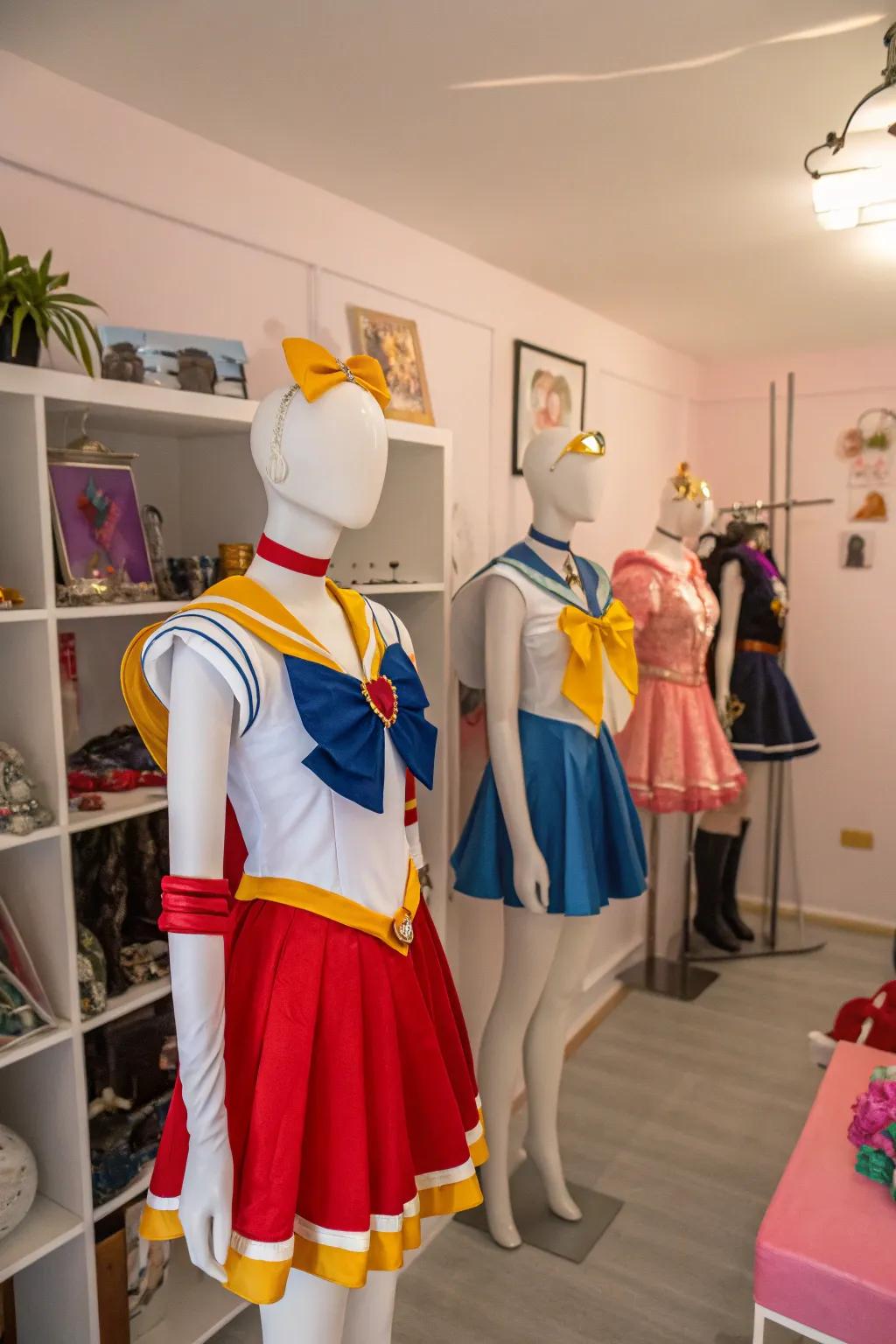Present your cosplay creations stylishly.