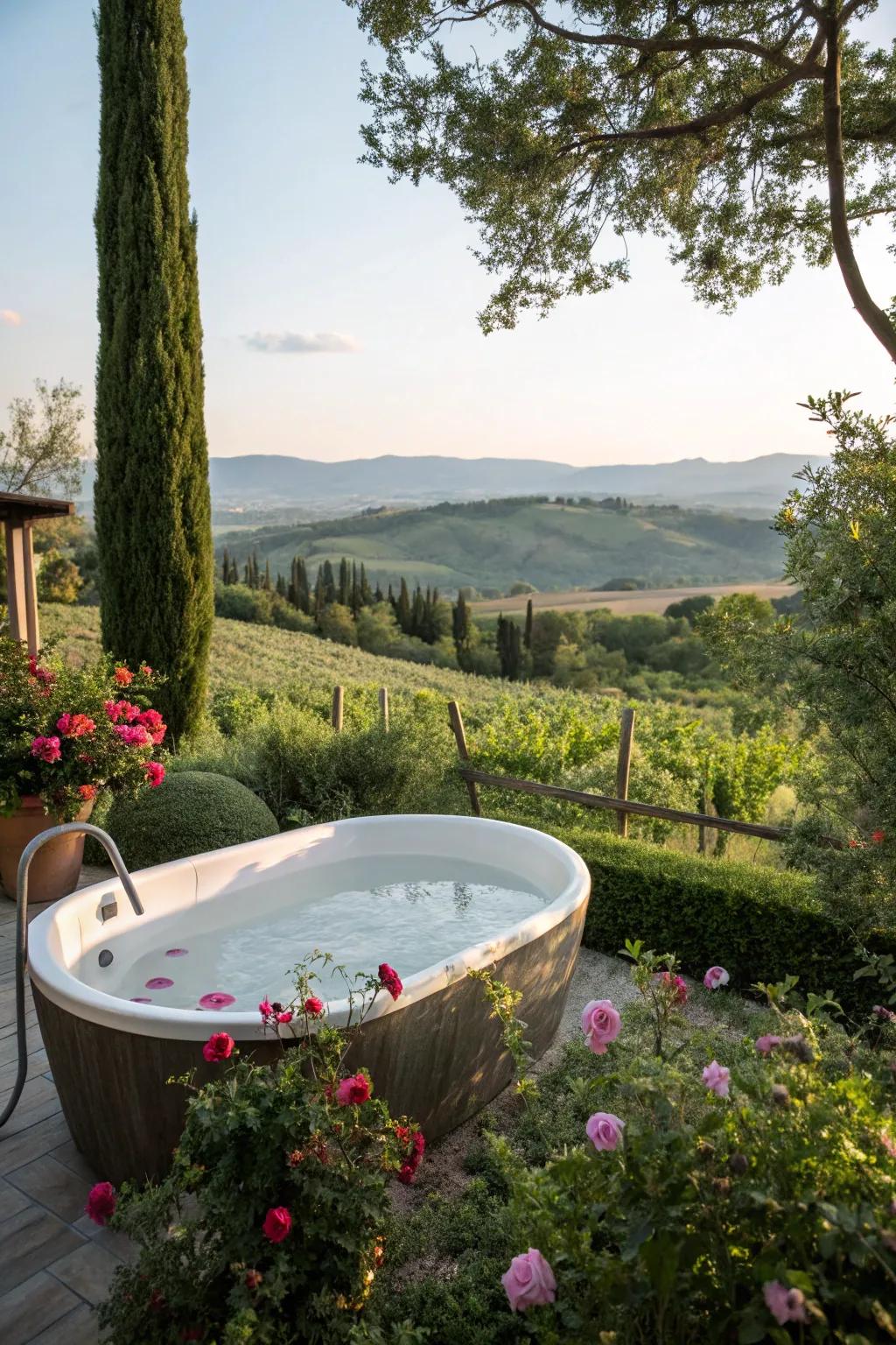 Elevate your adventure through a soaring tub delivering enhanced vistas.
