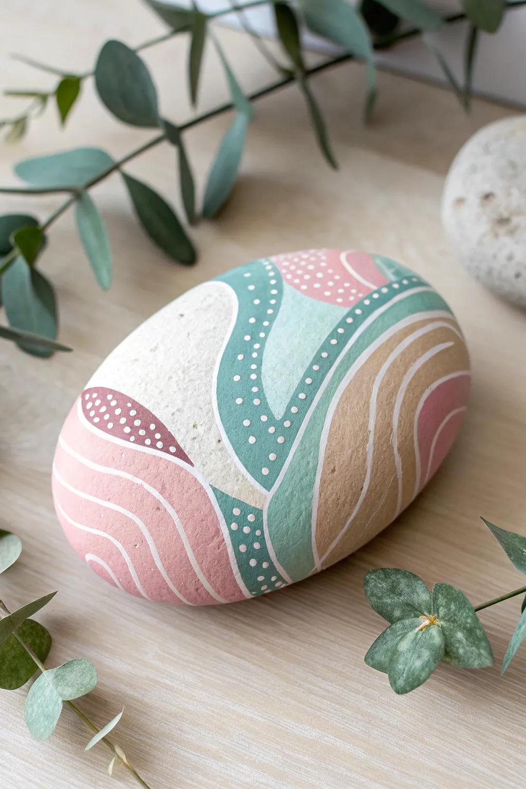 Embrace the elegance of abstract art on nature's canvas&mdash;where simplicity meets creativity.