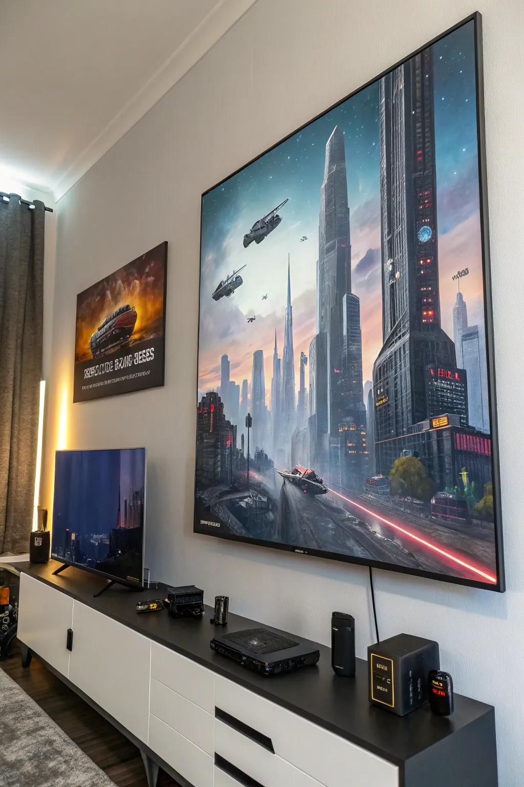 A vision of the future through the prism of art.