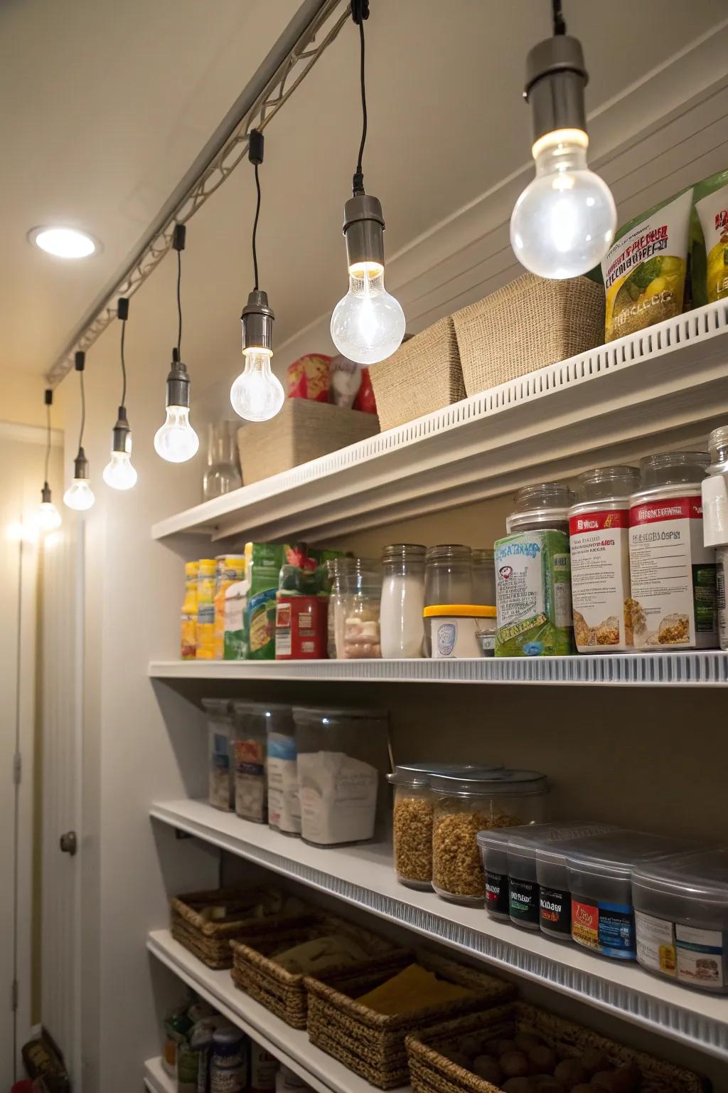 Battery-powered lights offer flexibility.