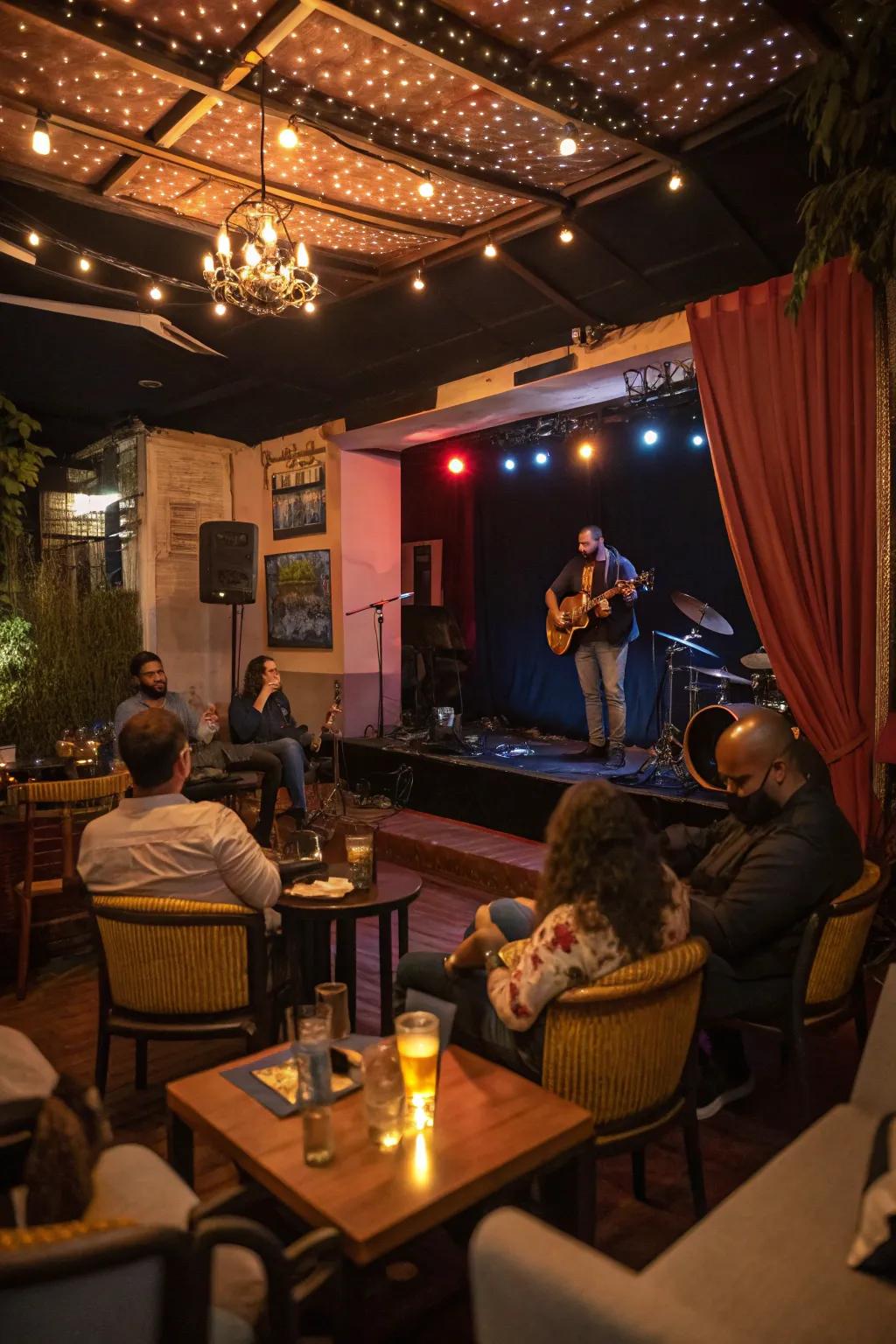 Permit the rhythm to inspire you at an evening of jazz and rhythm.