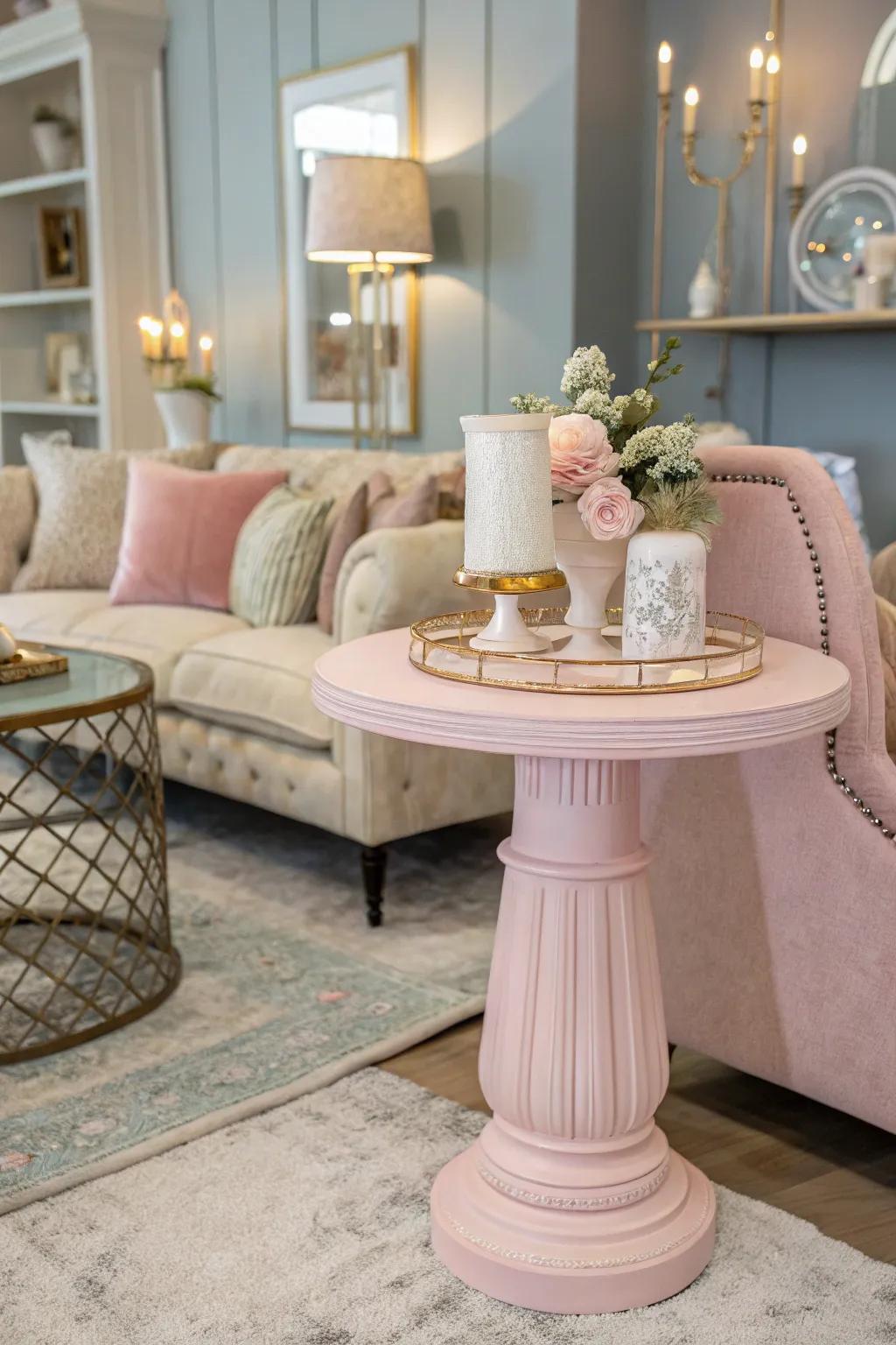 Candy tints add a playful yet elegant charm.