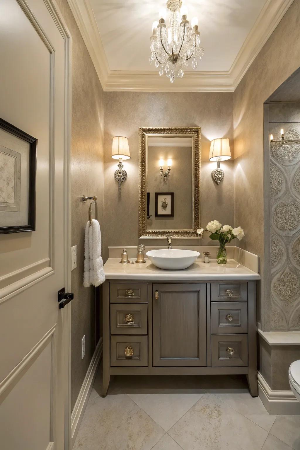 Dimmer switches provide control over mood and lighting intensity.