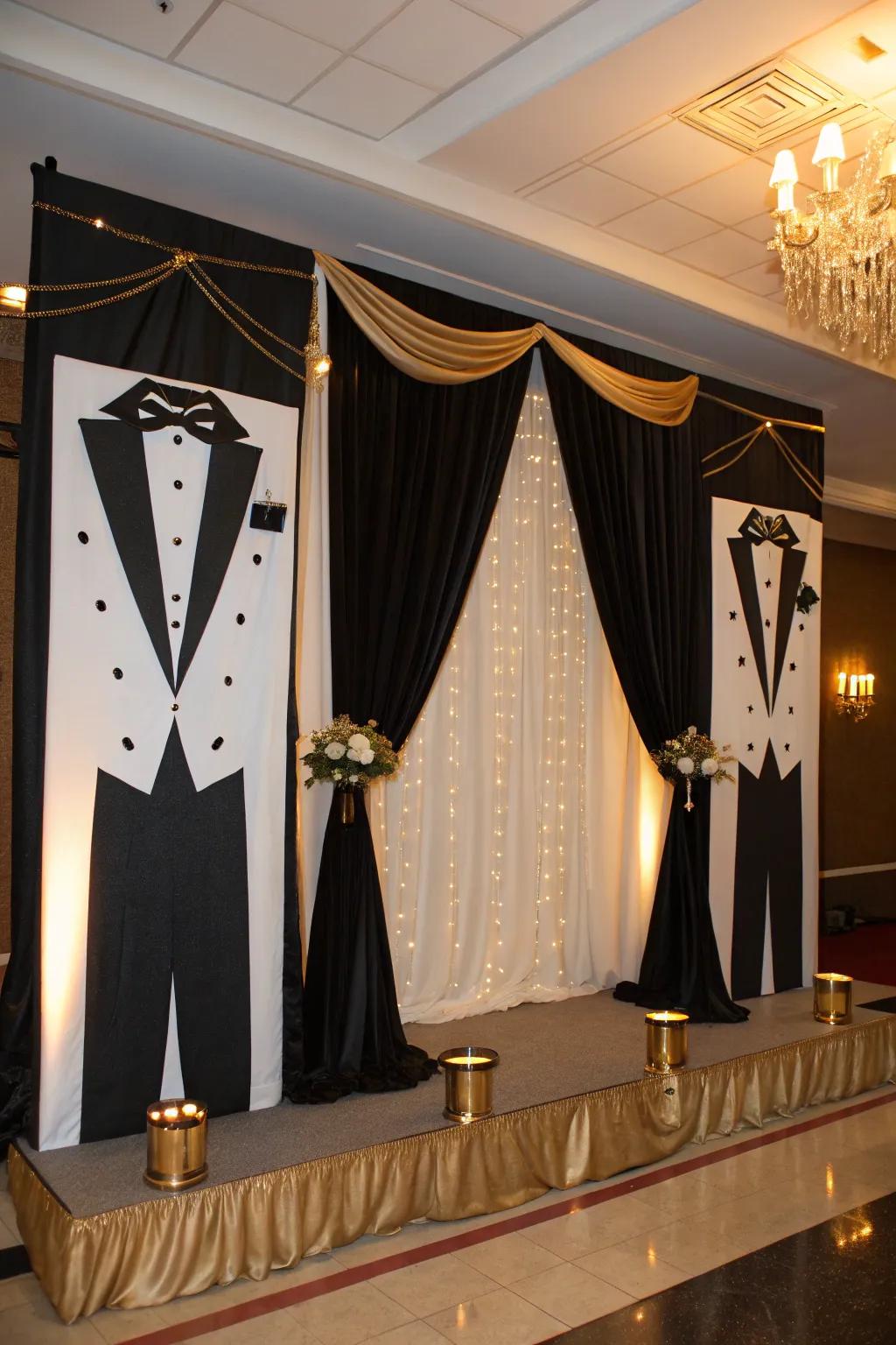 Evening wear designs add a sophisticated touch, celebrating the elegance of prom night. 👔 #FormalElegance #PromStyle