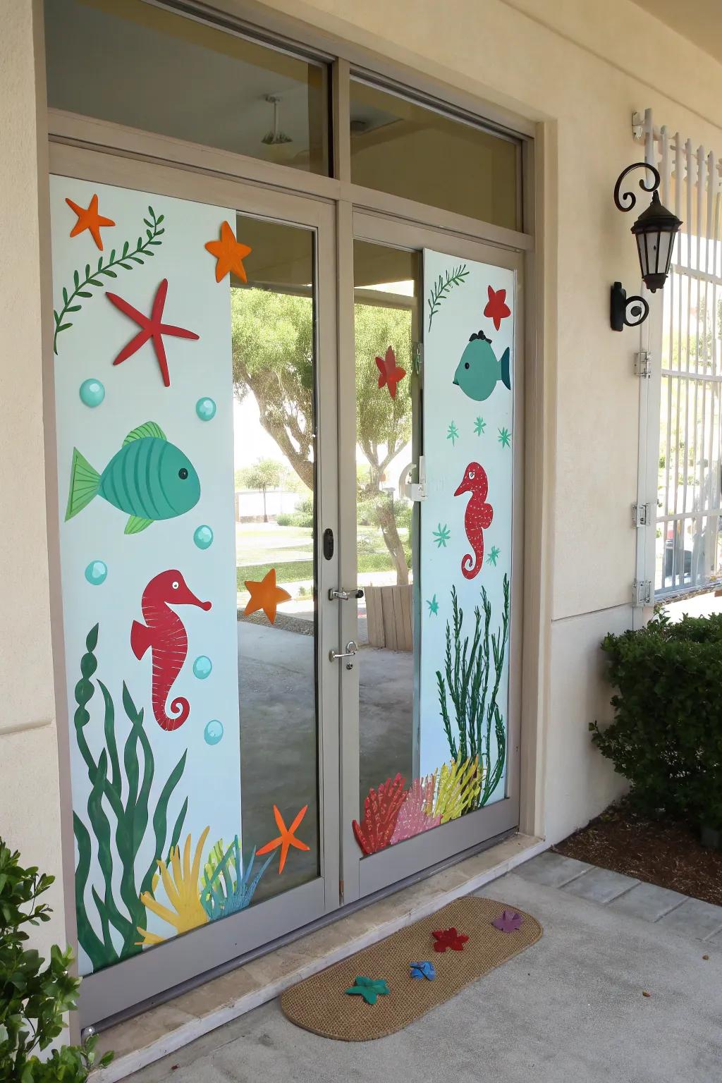 Peaceful underwater designs for ocean lovers.
