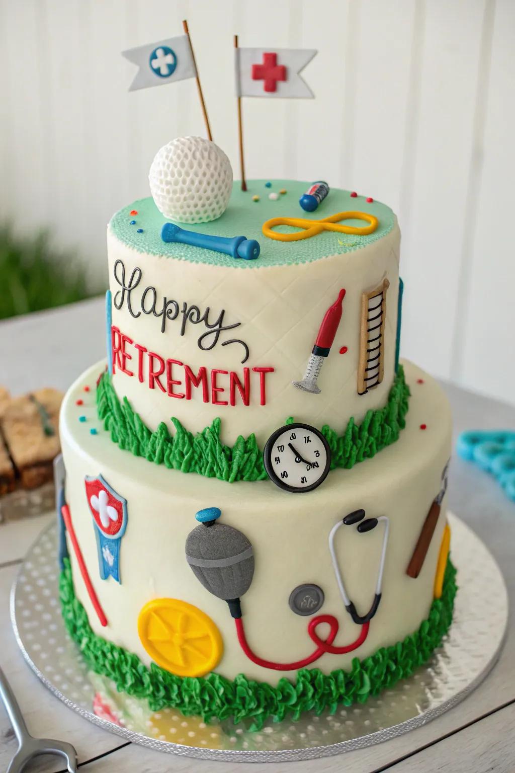 A themed cake is as delicious as it is attractive.