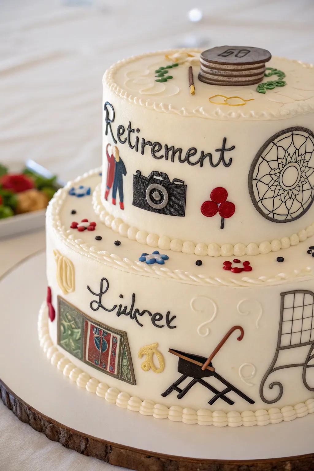 A Bespoke Confection that honors the retiree&rsquo;s journey.