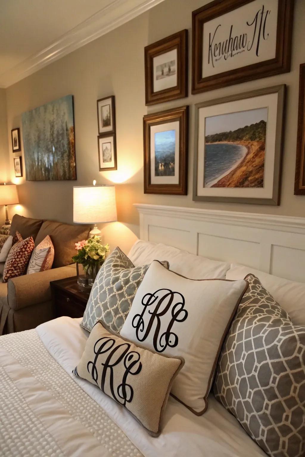 With custom décor, add a personal touch.