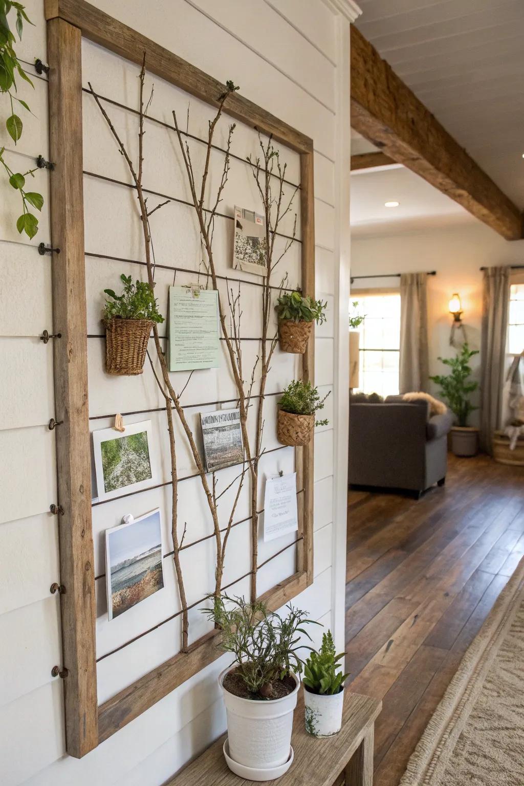 Fill your home with nature using this timber cladding board idea.