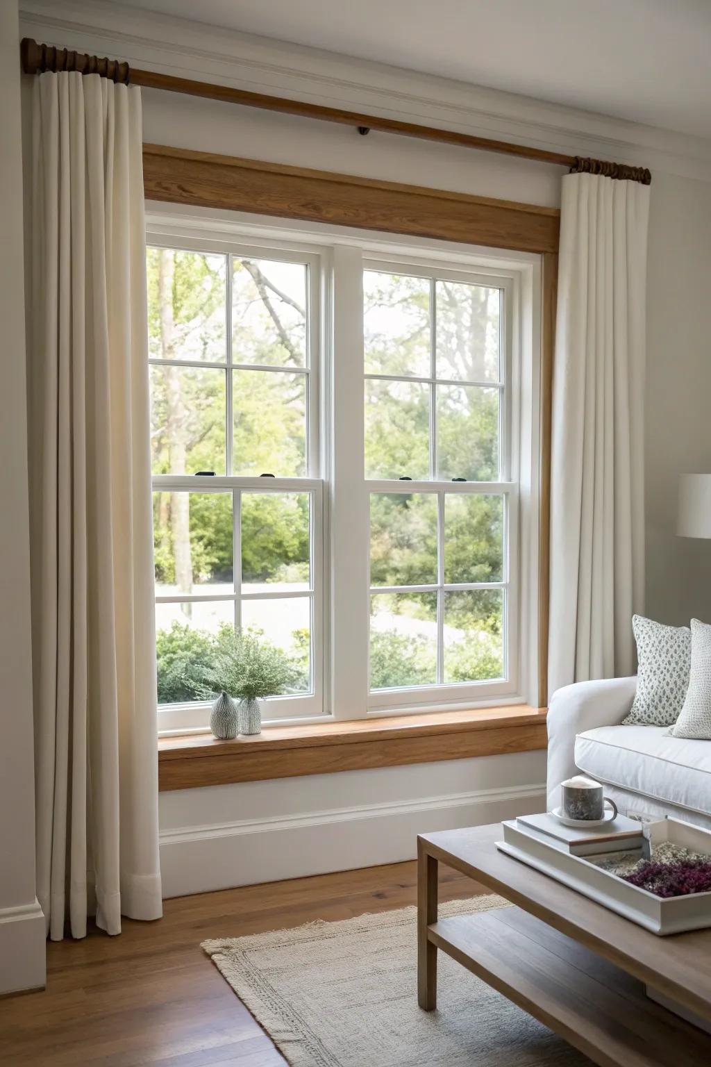 For a great value, MDF trims provide a polished appearance.