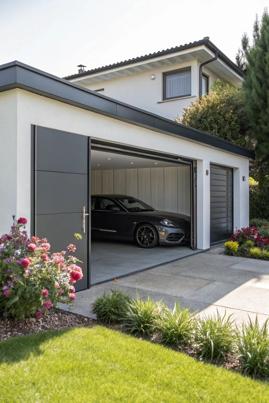 Make your home look better by upgrading your garage door with a decorative one.