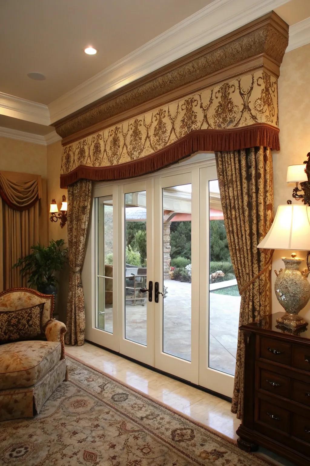 Crowns create a striking and fashionable design.