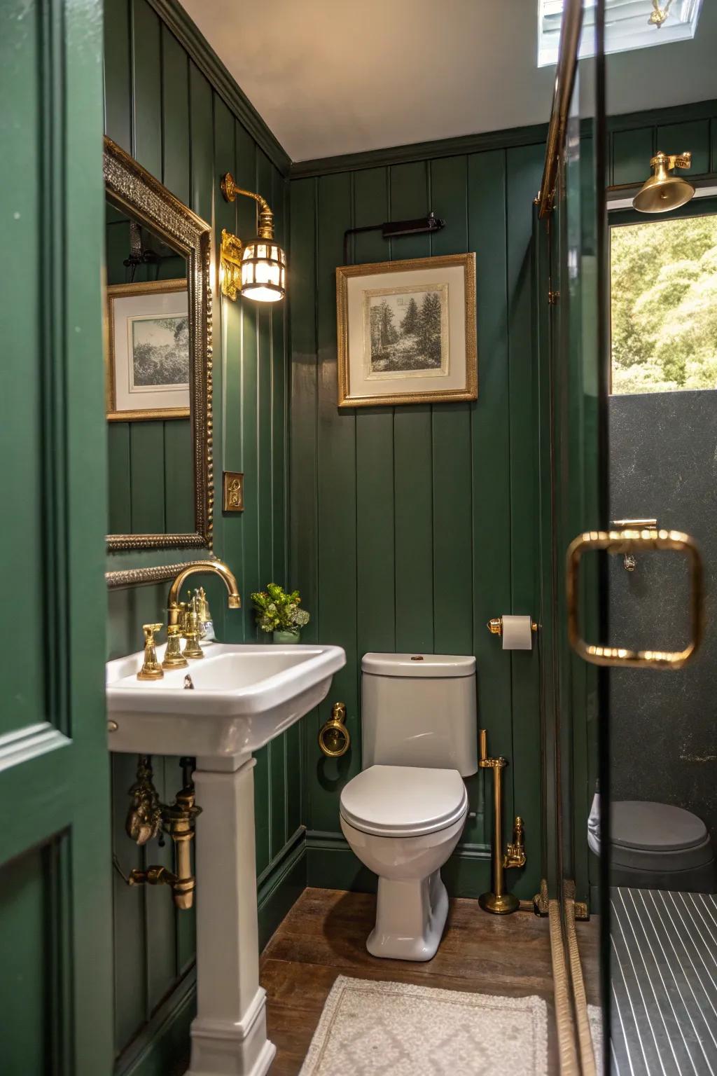 Forest green offers an earthy and lush atmosphere.