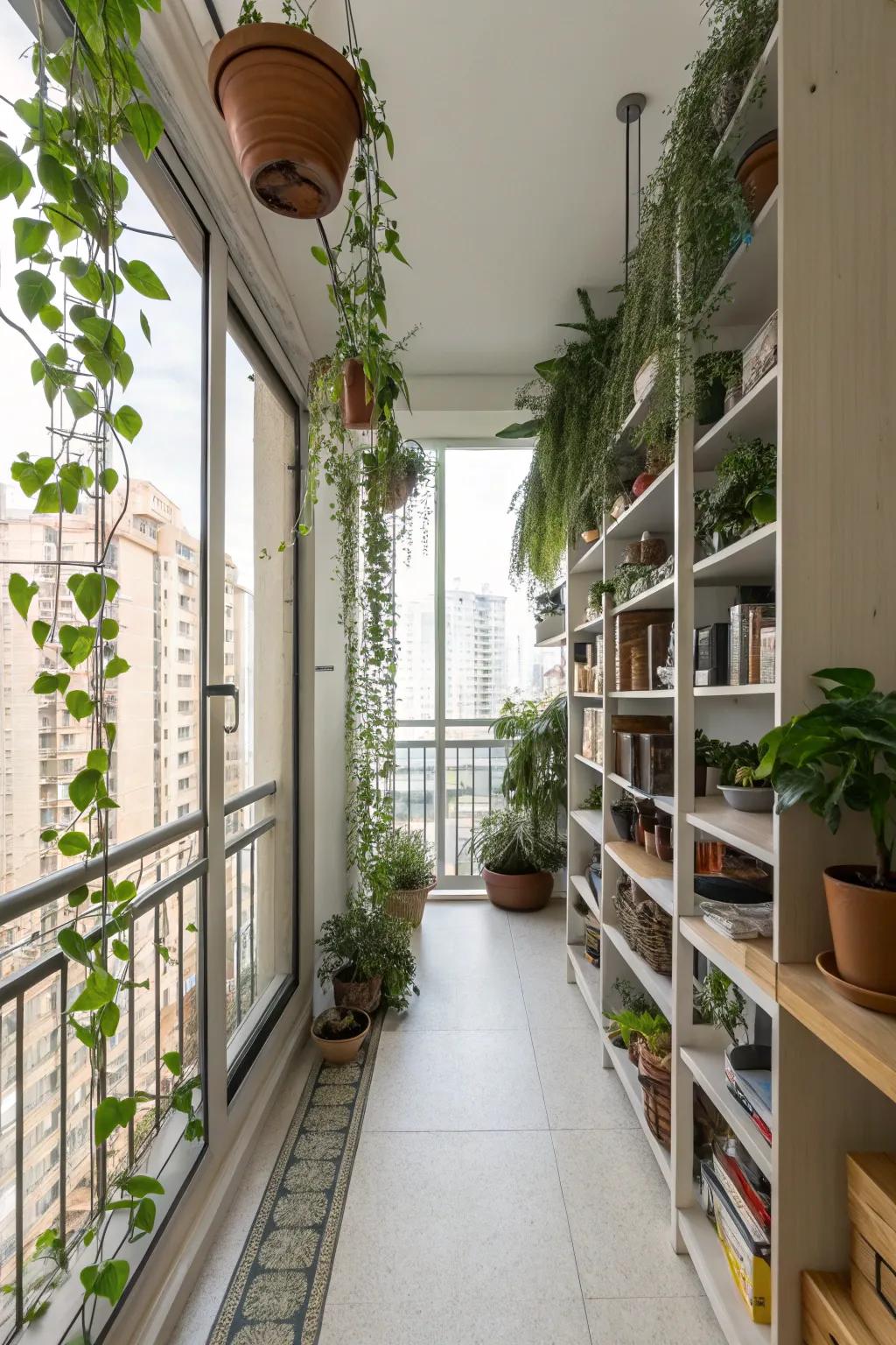 Vertical space is a helpful resource.