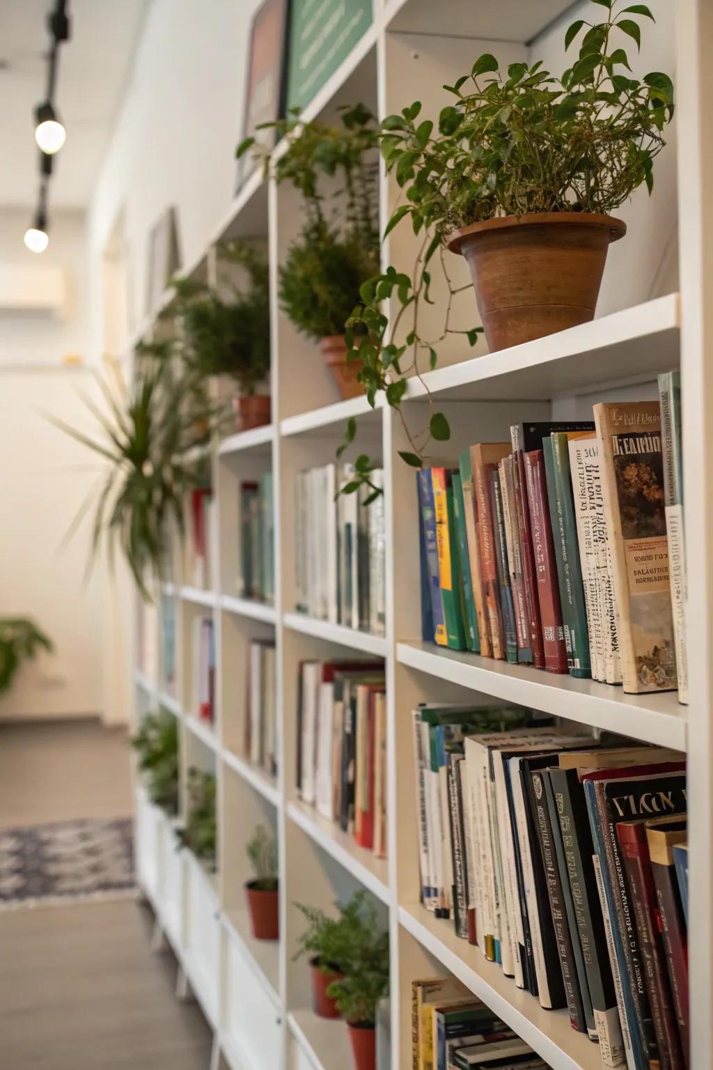 Botanicals impart a fresh and vibrant component to your book assortment.
