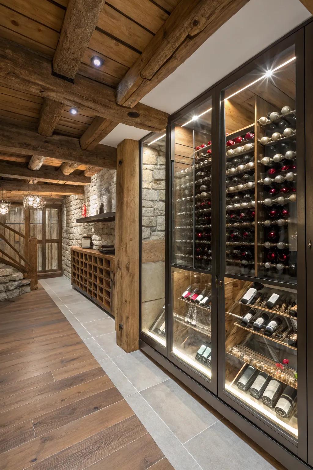 Integrate contemporary and classic stylings for a singular visual.