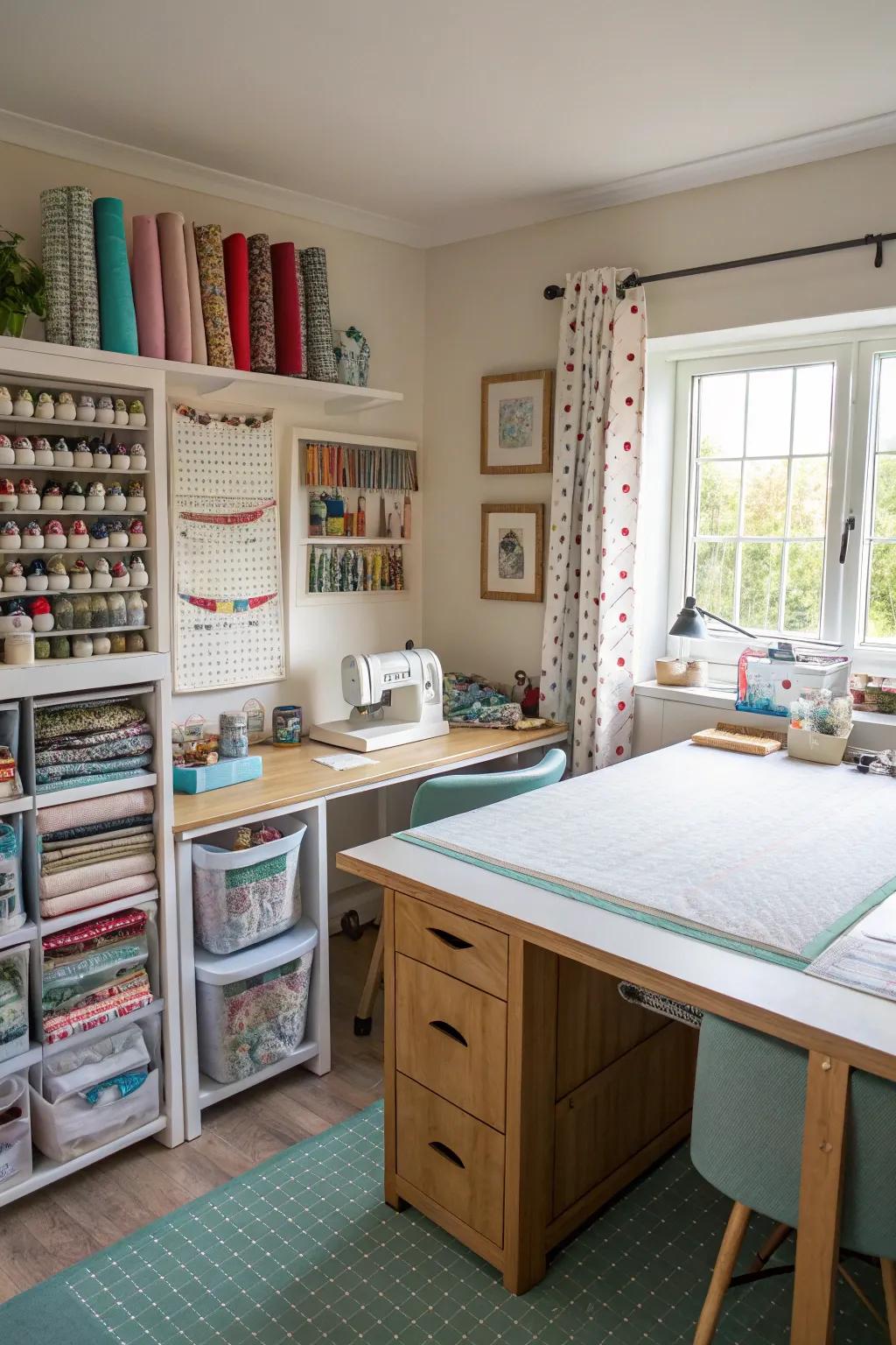 A crafts studio is a catalyst for creativity.