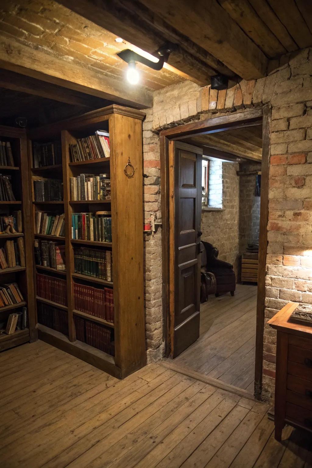 Secret doors incorporate mystery and allure into your speakeasy.