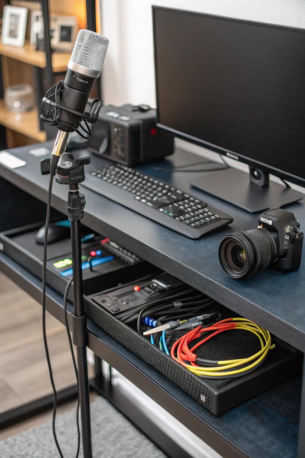 Make sure cables stay out of the way with sleek and innovative cable management solutions.