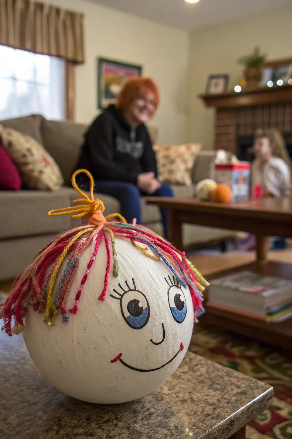 Self-portrait ornaments customize your holiday decor.