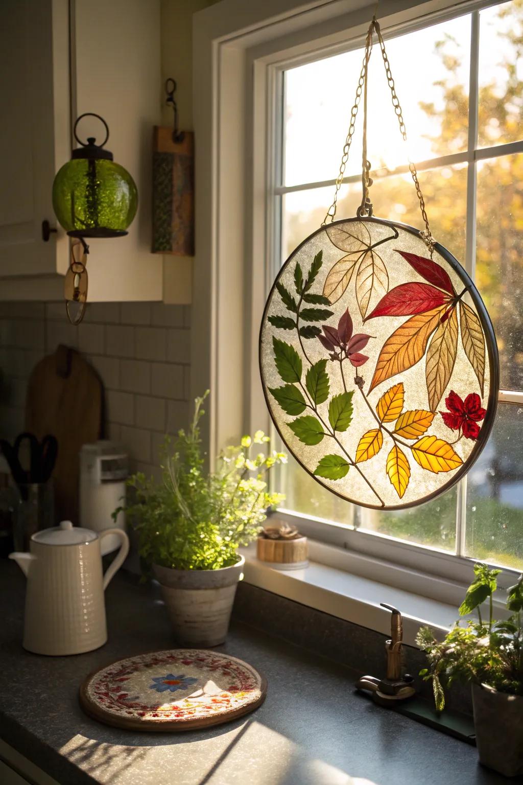 Bring the garden indoors with natural prisms.