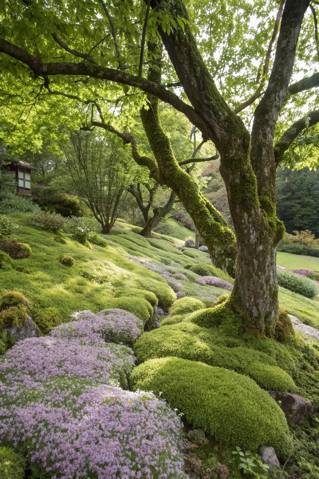 Native soil covers present a verdant and minimal-maintenance route.