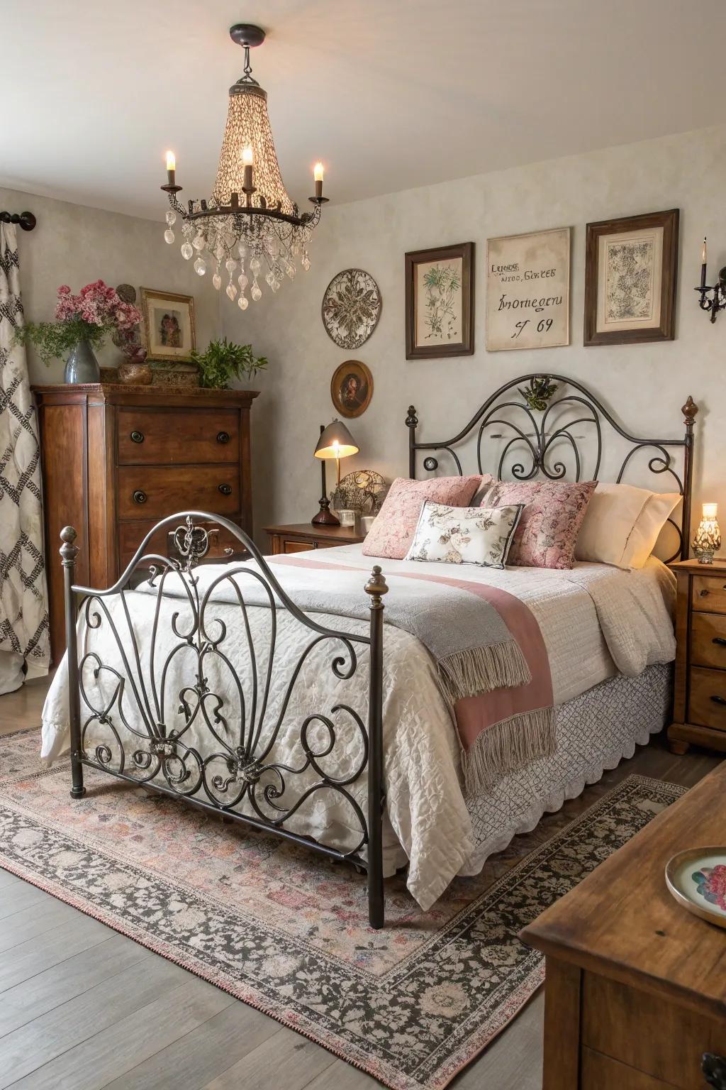 Forged iron details inject a genuine Italian touch into your décor.