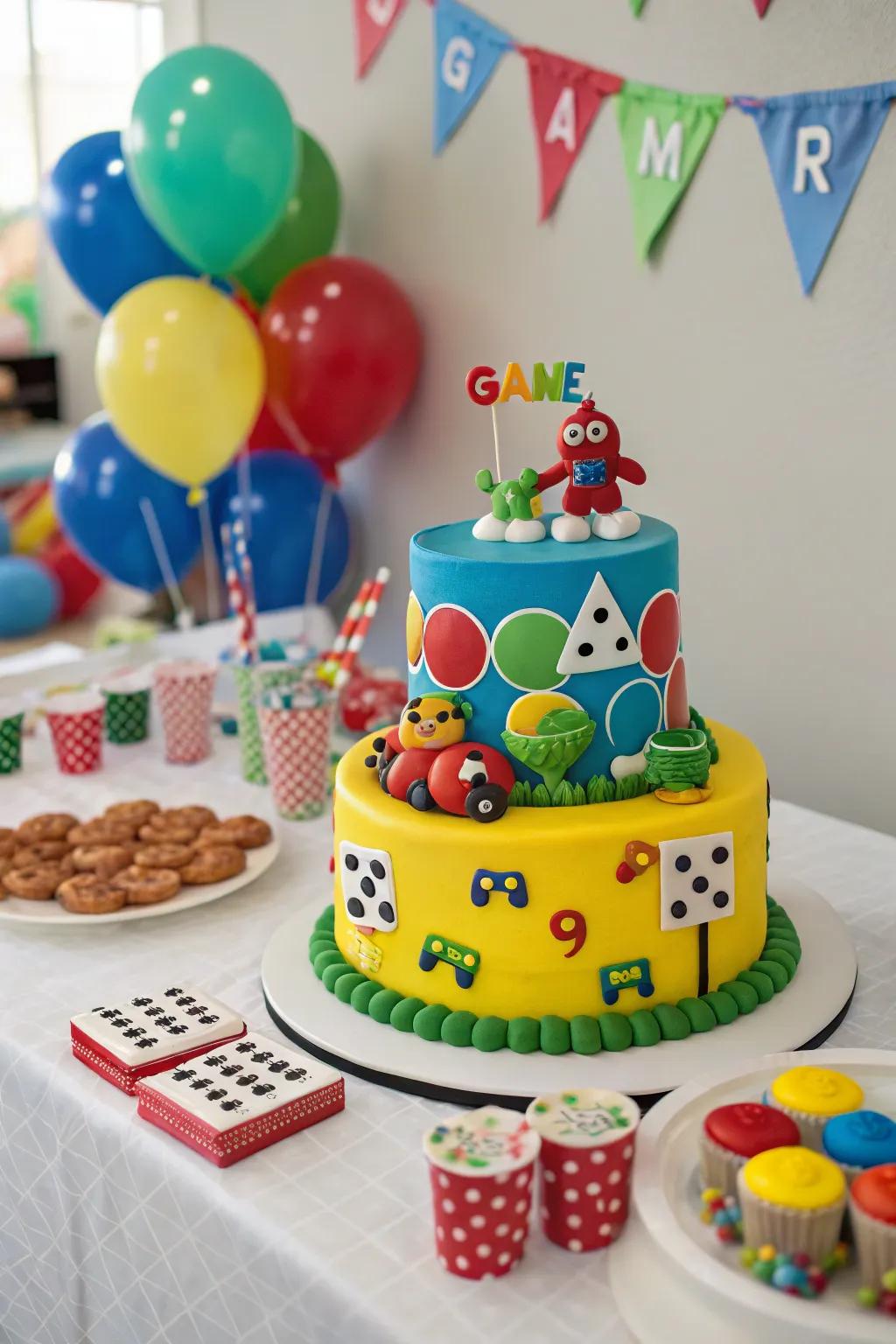 A thematic confection is the scrumptious spotlight of the celebration.