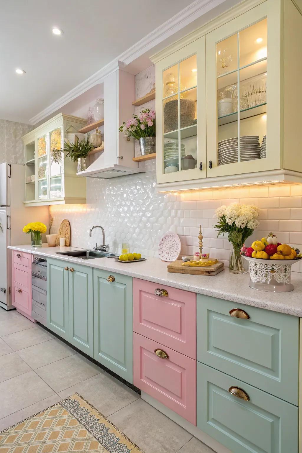 Use matching colors for a cohesive design.