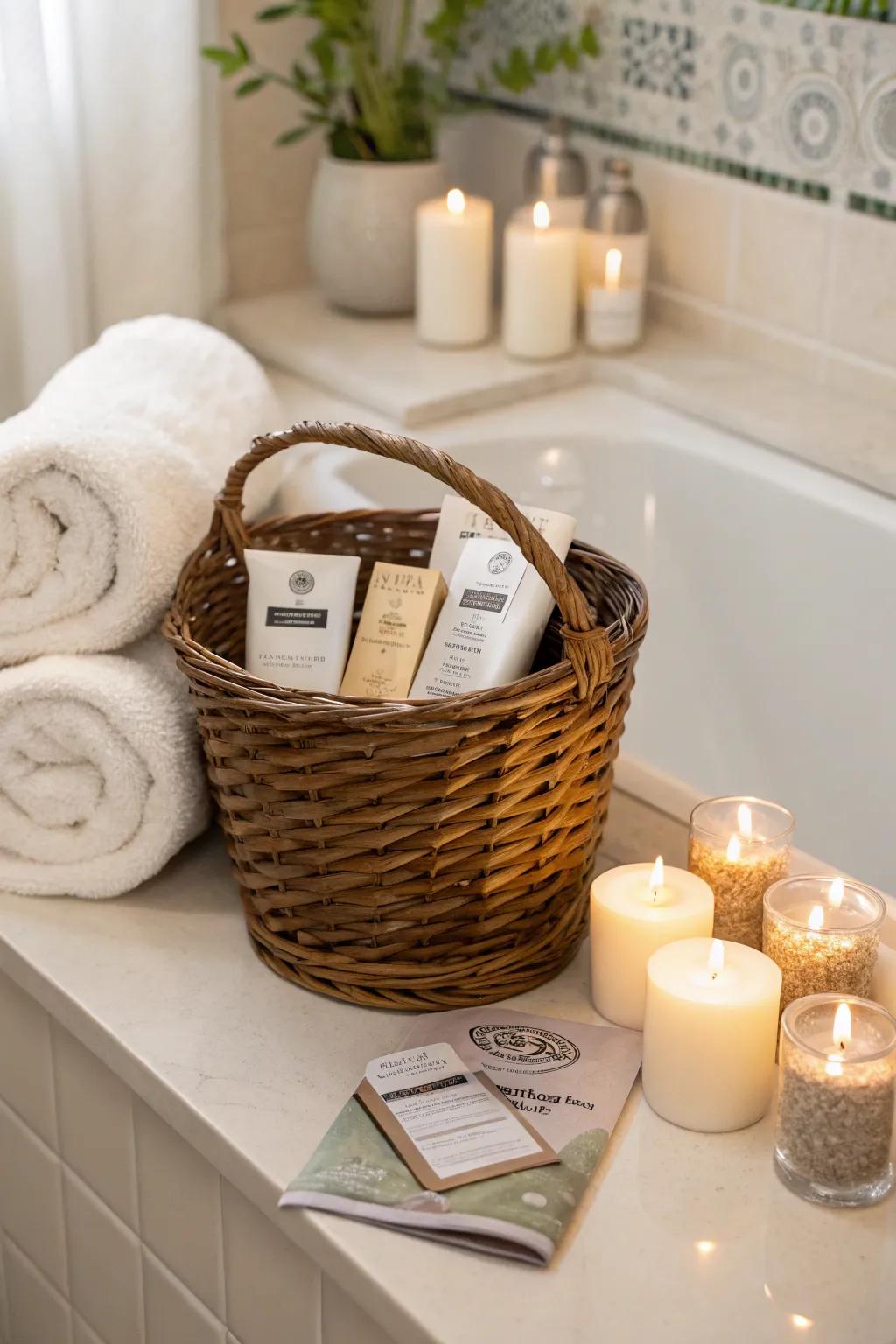 A soothing facial treatment provides visitors a moment of indulgence and care.